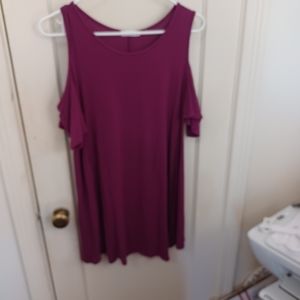 Reborn J medium cold shoulder top